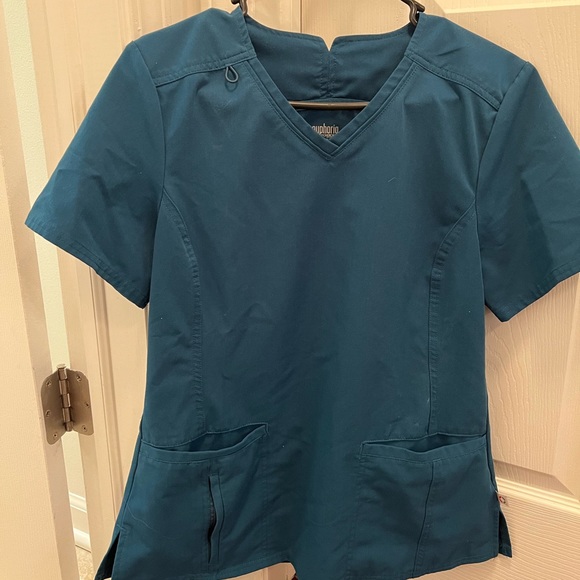 Cherokee Other Womens Scrub Top Gently Used In Caribbean Blue
